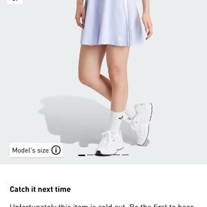 Adidas Light Blue Mini Skirt